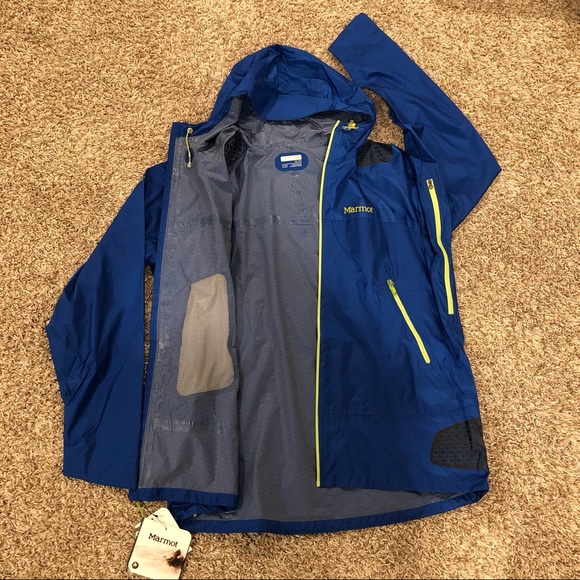 NWT Marmot Super Mica Rain Jacket, Men’s XL, Color: Blue - Ultralight - Picture 3 of 10